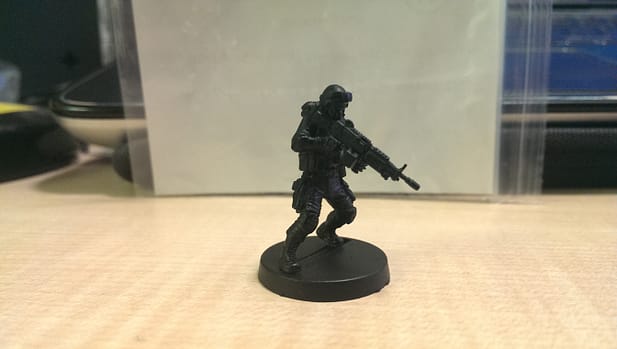 A build of Badger using the M249 SAW.